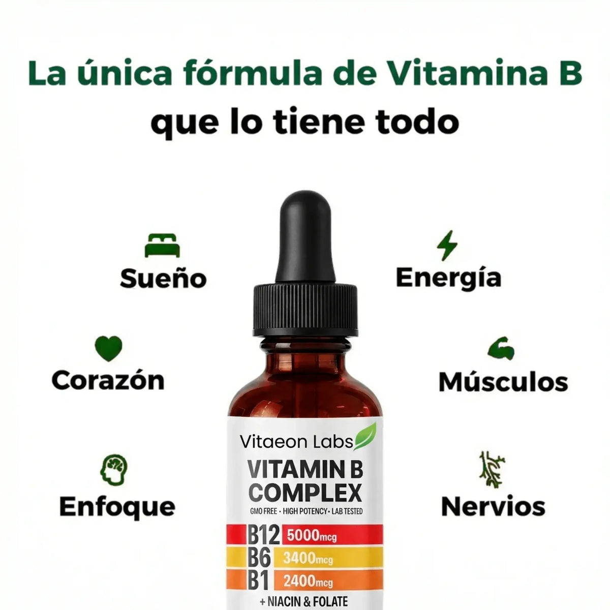 5 en 1 - Complejo de Vitamina B